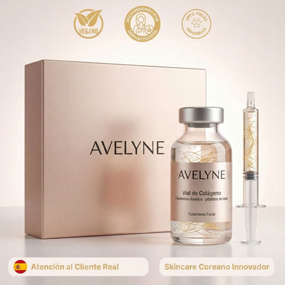 Avelyne Sérum Coreano — pack, vial y jeringa