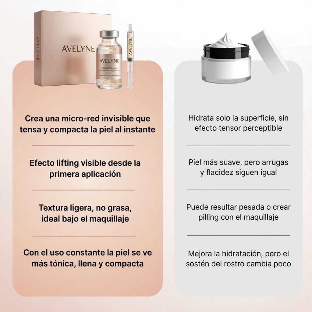Comparativa sérum vs crema