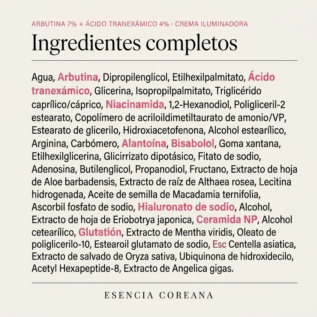 Crema Antimanchas Coreana
