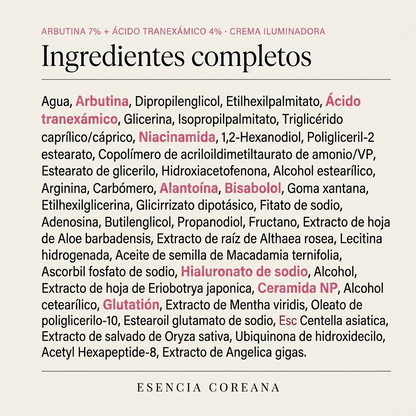 Crema Antimanchas Coreana