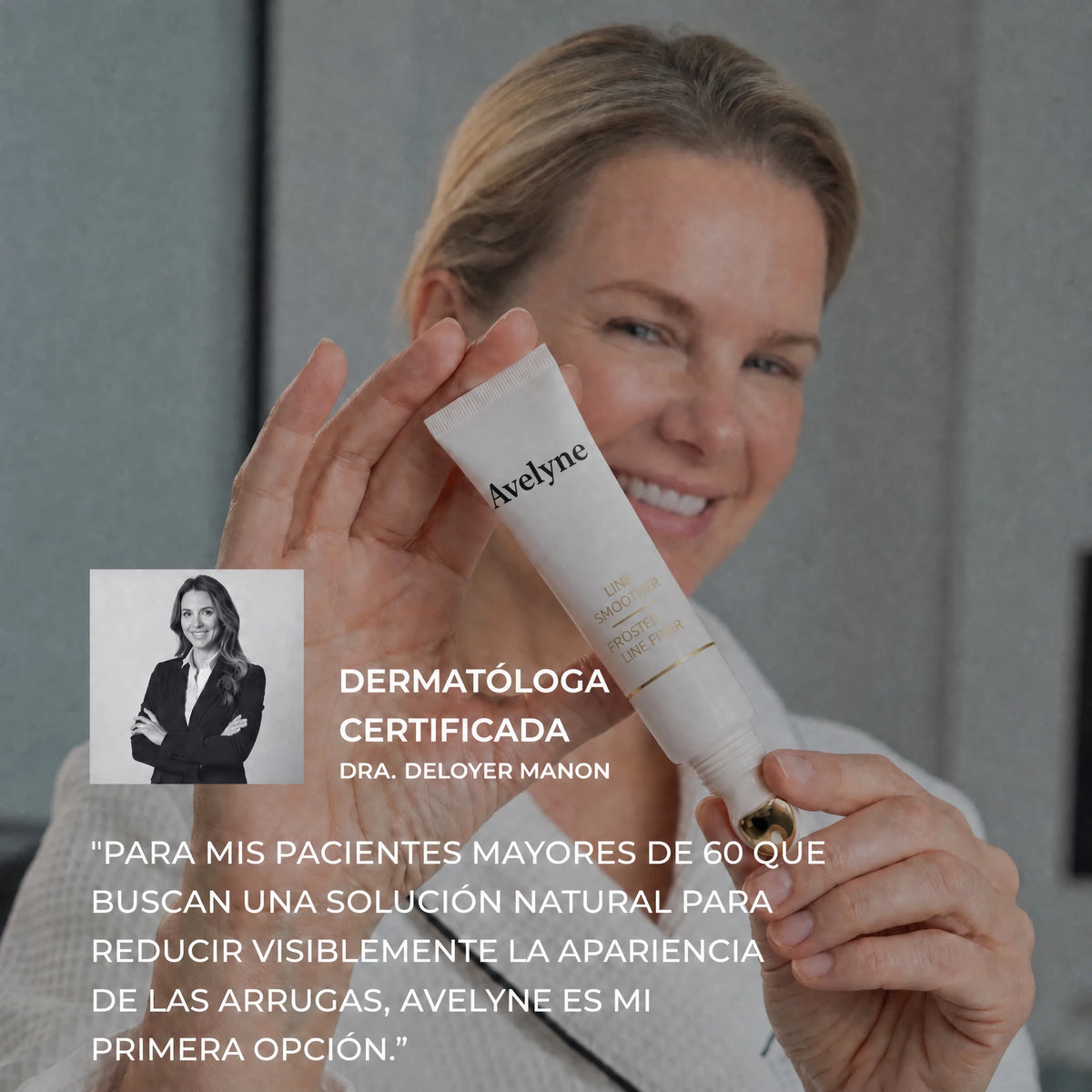 Dermatóloga certificada - Testimonial